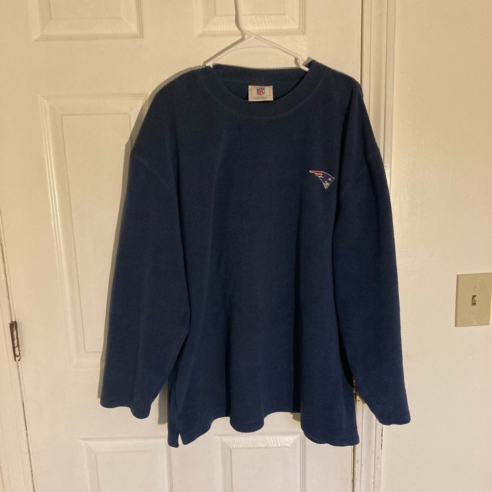 NFL Patriots Fleece Sherpa High pile Crewneck